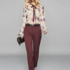 NEW REISS Rosa Romantic Floral Printed Blouse Size US 8 #337